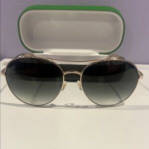 Kate Spade Gold Frame Sunglasses